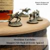 Barrel-Art Blantons Bourbon Stopper Display / Cork Holder / Bourbon Display  Fits Blantons Corks, Rustic Whiskey Barrel Head Blantons Cork Display (Natural Oak) view 4