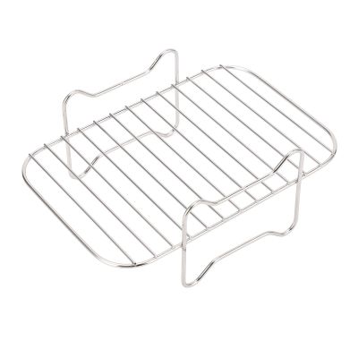 Fryer Rack, Air Fried Pot Accessories Rectangular Grilled Grilled Double Pot Accessories Oven Grilled Grill Stackable Racks Air Accessories