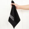 American Soft Linen, Makeup Remover Face Cloth, 100% Cotton Makeup Towels, 4 Packed Face Towels, 12x12 inches, Black view 2
