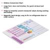 Kitchen Conversion Chart Magnet, Colorful Conversion Chart, Easy to Read Measurement Cheat Sheet for Cooking Baking and Reading Recipe, Cooking Accessories(Single 1) view 4