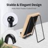 Kruodop 6 Inch Plate Stands for Display, 5 Pack Plate Holder Display Stand, Black Metal Frame Easel Holder Stand for Pictures,Book, Photo, Decorative Plate view 3