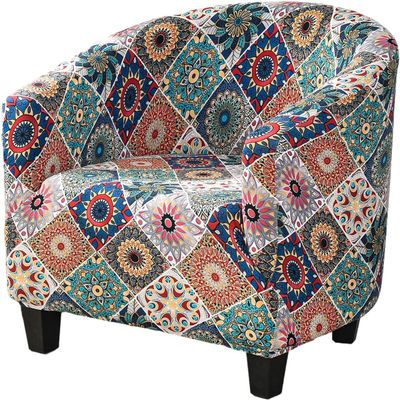 ALABOW Club Chair Slipcover Stretch Tub Chair Cover Barrel Armchair Cover Sofa Cover Furniture Protector for Living Room (Color : #3)