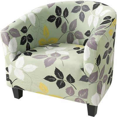 ALABOW Club Chair Slipcover Stretch Tub Chair Cover Barrel Armchair Cover Sofa Cover Furniture Protector for Living Room (Color : #15)