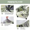ALABOW Club Chair Slipcover Stretch Tub Chair Cover Barrel Armchair Cover Sofa Cover Furniture Protector for Living Room (Color : #15) view 3