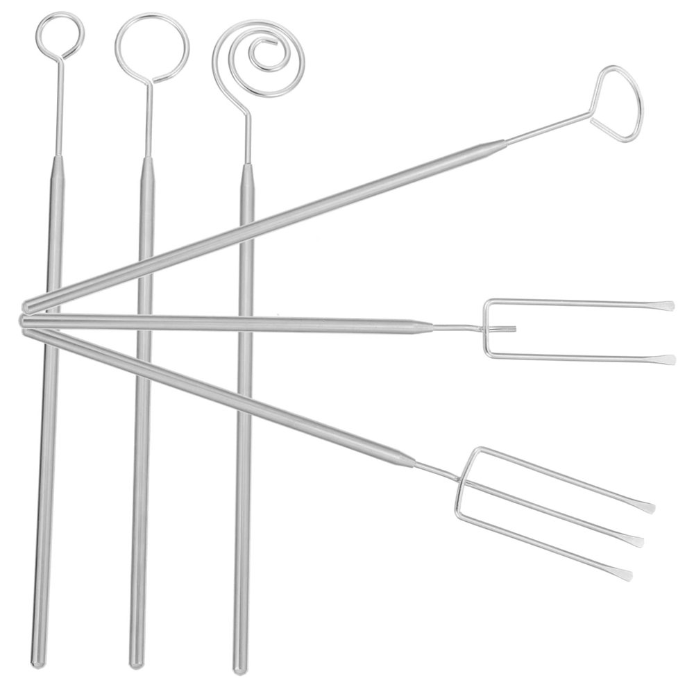 3-piece Chocolate Fork Set Cheese Dipper Tool Fondue Forks Long Handles Baking Supplies for Desserts