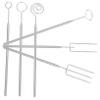 3-piece Chocolate Fork Set Cheese Dipper Tool Fondue Forks Long Handles Baking Supplies for Desserts view 1