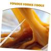 3-piece Chocolate Fork Set Cheese Dipper Tool Fondue Forks Long Handles Baking Supplies for Desserts view 4