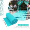 Wedding Aisle Runner, Blue Runway Carpet Runner Rug Cuttable Bridal Event Walkway Carpet Roll for Indoor Outdoor Party Decoration 2mm Thickness, Polyester (Size : 1.2x50m) view 3