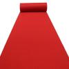 Wedding Aisle Runner Carpet Red Event Carpet Roll Non-Slip Wear-Resistant Walkway Floor Mat for Decoration Party Prom Beach with 1 Piece Tape (Size : 1x50m) view 1