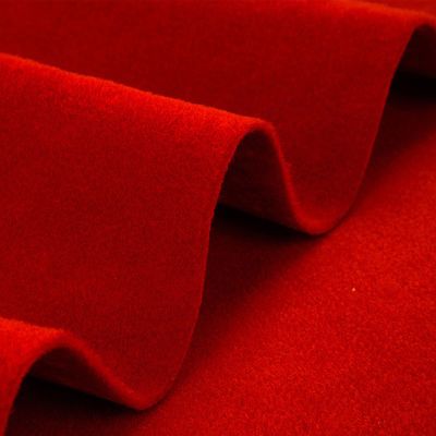 Red Wedding Aisle Runner Carpet, 2mm Thickness Walkway Carpet Non-Slip Wear-Resistant Walkway Floor Mat for Birthday Ceremony Decoration Prom, Cuttable (Size : 1x50m)