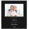 Only The Best Moms Get Promoted To MawMaw Faux Leather Black Leatherette Personalized Group Picture Family 5x7 Custom Landscape Horizontal Photo Frame view 1