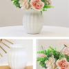 SUNESA Artificial Flowers Nordic Table False Flower Decoration Peony Ceramic White Vase Artificial Flower Combination Set Decoration Fake Flowers view 3