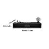 IBOWZ Floating TV Stand Cabinet Floating Shelf for Under Tv Small Wall Mountable Slate Cabinet Shelve Stand Living Room Entertainment Unit Component with Storage Wooden Media Console Center view 2