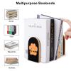 Dog Mom Book Ends for Shelves Wooden Book Stand Book Holder for Library School Office Home Study Decor view 3