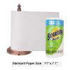 Akicon Paper Towel Holder Stand for Kitchen Countertop & Dining Room Table (Antique Copper, Classical) view 3