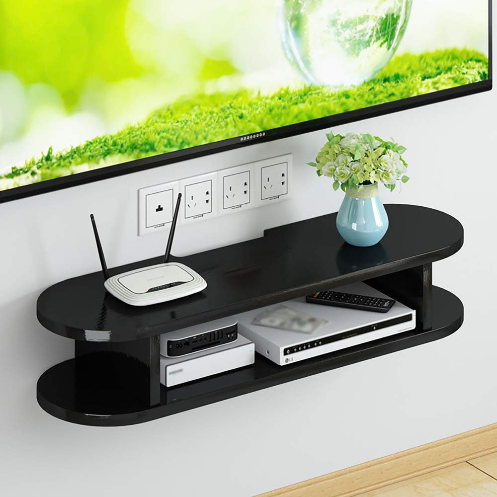 IBOWZ Floating TV Stand Cabinet Wall Hanging Tv Cabinet,Solid Wood Wall Mounted Media Centre,Floating Entertainment Unit for Bedroom Living Room Background Wall