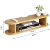 IBOWZ Floating TV Stand Cabinet Wall Hanging Tv Cabinet,Solid Wood Wall Mounted Media Centre,Floating Entertainment Unit for Bedroom Living Room Background Wall view 2