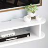 IBOWZ Floating TV Stand Cabinet Wall Hanging Tv Cabinet,Solid Wood Wall Mounted Media Centre,Floating Entertainment Unit for Bedroom Living Room Background Wall view 3