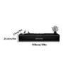 IBOWZ Floating TV Stand Cabinet Floating Shelf for Tv Wall Mountable Slate Cabinet Shelve Stand Living Room Entertainment Unit Component with Storage Wooden Media Console Center view 2