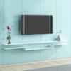IBOWZ Floating TV Stand Cabinet Floating TV Stand Cabinet,Wood Multimedia Storage Shelf,Entertainment Floating Wall Unit Hanging TV Console for Living Room Bedroom view 1
