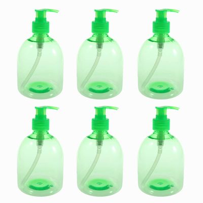 MARURY 6PCS Plastic Hand Soap Dispenser Pump,Empty Refillable Shampoo Dispenser Bottle for Bathroom Countertops Kitchen Liquid Hand Soap Dispenser