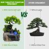Atomizing Rockery Water Fountain, Indoor Relaxation Desktop Fountain Waterfall, Desktop Chinese Fengshui LED Lamp Waterfall for Home Office Relaxation view 2