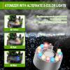 Atomizing Rockery Water Fountain, Indoor Relaxation Desktop Fountain Waterfall, Desktop Chinese Fengshui LED Lamp Waterfall for Home Office Relaxation view 4