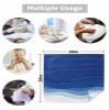 8 PCS Soft Cloth Napkins, Napkins Cloth Washable, Gradient Blue and White Watercolor Sea Wave Ripple Reusable Dinner Napkins for Wedding, Party, Easter, Dinners (20"x20") view 3
