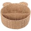Alipis Rattan Woven Storage Basket for Fruit and Bread Multi-purpose Decorative Organizer for Kitchen Dining Room and Bathroom Natural Rattan Design view 1