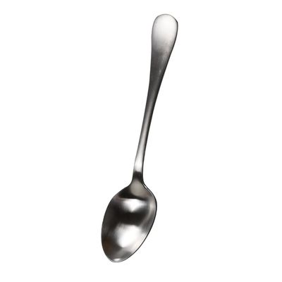 Pearl Metal B-5698 Dessert Spoon, 18-8 Stainless Steel, Satin Finish, Dishwasher Safe, Made in Japan, Total Length 7.1 x Width 1.6 x Height 1.0 inches (18 x 4 x 2.5 cm), Duel