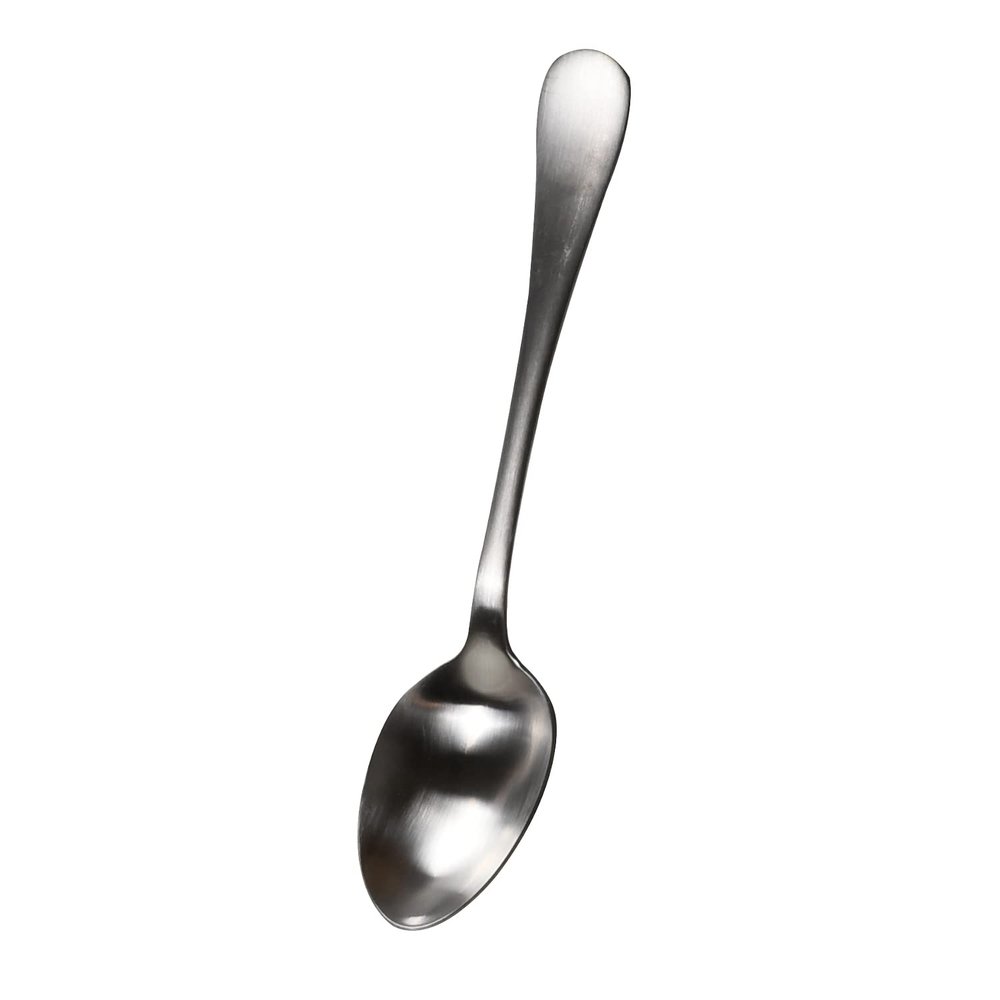 Pearl Metal B-5698 Dessert Spoon, 18-8 Stainless Steel, Satin Finish, Dishwasher Safe, Made in Japan, Total Length 7.1 x Width 1.6 x Height 1.0 inches (18 x 4 x 2.5 cm), Duel