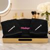 DAN RIVER Black Makeup Towels - Pack of 6 (13x13 in) - Ultra Soft Cotton Face Towels with Embroidery - Reusable, Quick-Dry & Machine Washable Makeup Remover Cloths for Bathroom, Spa & Salon view 2