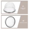 CALLARON Teapot Infuser Insert Tea Infuser Basket 8pcs Stainless Steel Tea Filter Metal Teapot Replacement Mesh Strainer Insert for Loose Leaf Coffee Coffee Brewers 7.2 * 6cm view 4