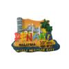 Penang 3D Malaysia Fridge Magnet Souvenir Gift,Resin Handmade Penang Refrigerator Magnet Home & Kitchen Decoration Collection view 1