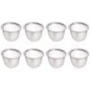CALLARON 8Pcs Stainless Steel Tea Filter 2.55x2.16inch Loose Leaf Tea Steeper Mesh Tea Strainer Basket Replacement Tea Infuser Coffee Strainer for Loose Tea Coffee Strainer Accessories view 1