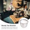CALLARON 8Pcs Stainless Steel Tea Filter 2.55x2.16inch Loose Leaf Tea Steeper Mesh Tea Strainer Basket Replacement Tea Infuser Coffee Strainer for Loose Tea Coffee Strainer Accessories view 3