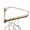 GZHERVICES Home Rotary Drying Rack, Folding Clothes Gold Brushed Drying Clothes Shelves, Wall-Mounted Laundry Room Closet Light, Luxury Towel Hanging (Color : Brass, Size : 31x18cm) view 1