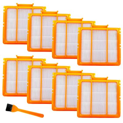 8 Pack AV2501S AV2501AE Filters Replacement Parts for Shark AV2610WA RV2502AE AV2511AE RV2610WA RV2520AOUS AV2510AOUS UR2500SR AV2820S RV2820AE RV2820YE Robot Vacuum