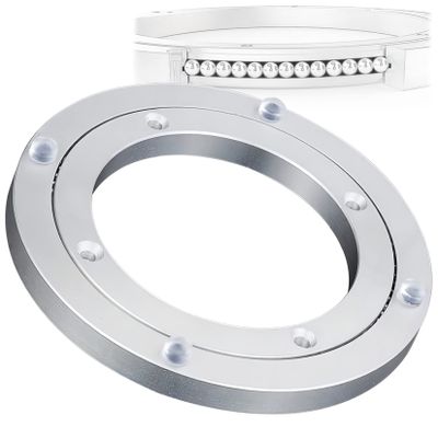 Heavy Duty Lazy Susan Table Turntable Base Bearing, 5~40 Inch Aluminium Alloy Turntable Rings Susan Ball Bearing, 360  Smooth Rotating Turntable Bearing