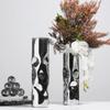 TATSEN Floral Ornaments Simple Model Room Living Room TV Cabinet Creative Design Electroplating Glass Flower Vase Ornaments Decoration Desktop Decorative Container view 4