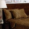 1000 Thread Count 100% Egyptain Cotton Queen XL, Leopard Print [4 PC] Sheets Set, Long-Staple Egypt Cotton Bedsheet, Breathable, Soft & Silky Sateen Weave, Fits Upto 10'' Deep Pockets Mattress view 2