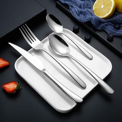 Silverware Set Service for 18,Premium Stainless Steel Flatware Set,72 Piece Mirror Polished Cutlery Utensil Durable Home Kitchen Eating Tableware Set,Fork Knife Spoon Set,Dishwasher Safe
