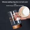 EISTEE Storage Jar,Glass Jars,Food Storage Canisters,Airtight Sealed Clear Glass Canisters, Kitchen Food Storage Container for Serving Tea, Coffee Beans, Nuts, Spice, Sugar,300ML (Size : 1000ML) view 3