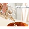EISTEE Storage Jar,Glass Jars,Food Storage Canisters,Airtight Sealed Clear Glass Canisters, Kitchen Food Storage Container for Serving Tea, Coffee Beans, Nuts, Spice, Sugar,300ML (Size : 1000ML) view 4