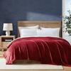Nautica - Queen Blanket, Soft Plush Fleece Bedding, Ideal for Bed or Couch, Oeko-Tex Certified (Solid Red) view 1