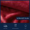 Nautica - Queen Blanket, Soft Plush Fleece Bedding, Ideal for Bed or Couch, Oeko-Tex Certified (Solid Red) view 3