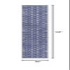 Unique Loom Timeless Collection Area Rug - Florence (2' 6" x 12' 2" Runner, Navy Blue/ Ivory) view 2