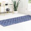 Unique Loom Timeless Collection Area Rug - Florence (2' 6" x 12' 2" Runner, Navy Blue/ Ivory) view 4