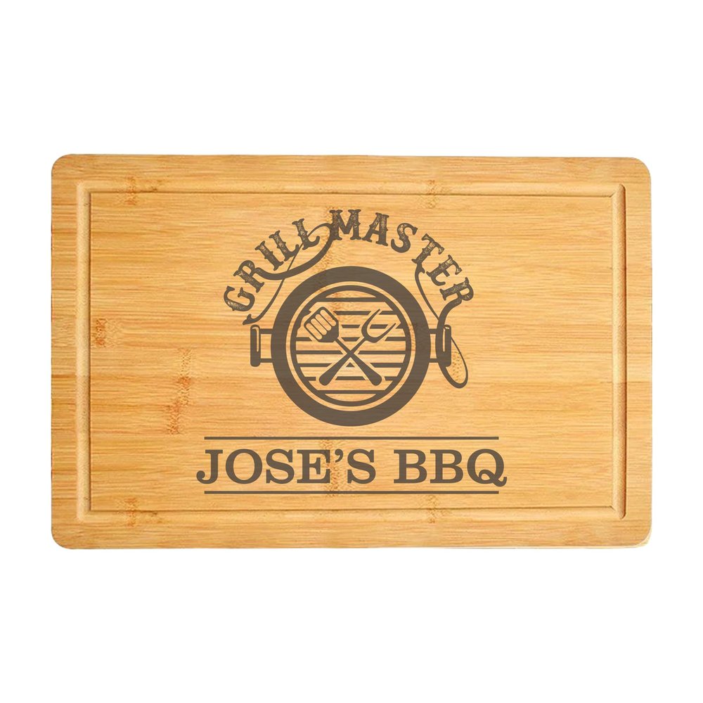 Father's Day Gift - Engraved Wood Cutting Board Gift for Dad, Grandpa or Stepdad | Customized for Him | Personalized Gift from Son, Daughter or Wife Design #5