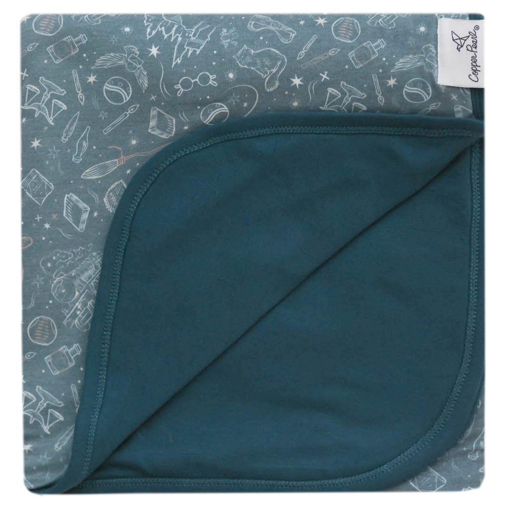 Copper Pearl Three-Layer Baby Blanket: Soft Baby Quilts for Boys and Girls | Breathable, Cozy, Toddler Blanket | Baby Quilt for Newborns | 46x46 Premium Polyester/Rayon | Hogwarts